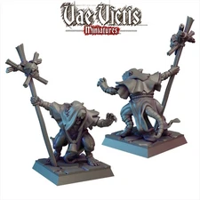 "Ratfolk Sorcerer" Vae Victis Miniatures D&D Fantasy Mordheim Skaven resin