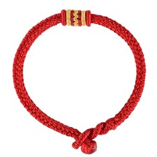 Red Rope Bracelet Handmade Thread String Charm Wristband for Couples