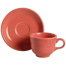 Homer Laughlin  Fiesta Flamingo  Cup & Saucer 9510742