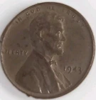 1943 Philadelphia Lincoln Steel Wheat Cent Penny XF/About Uncirculated FreePost