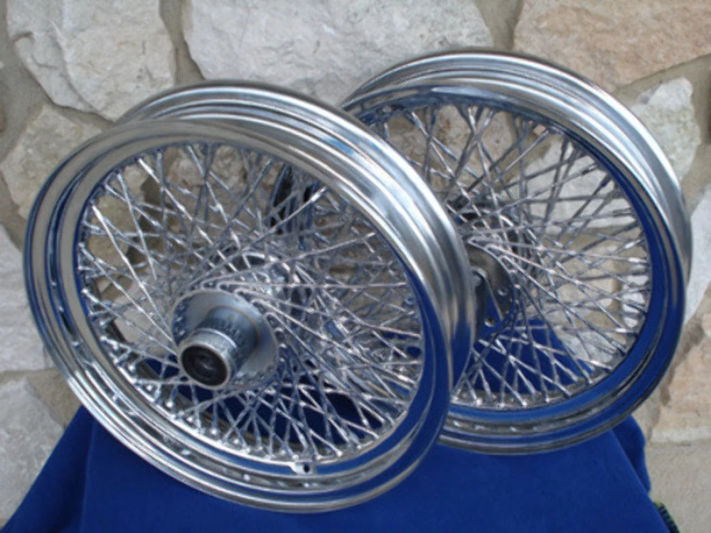 Twisted spoke harley wheels deals