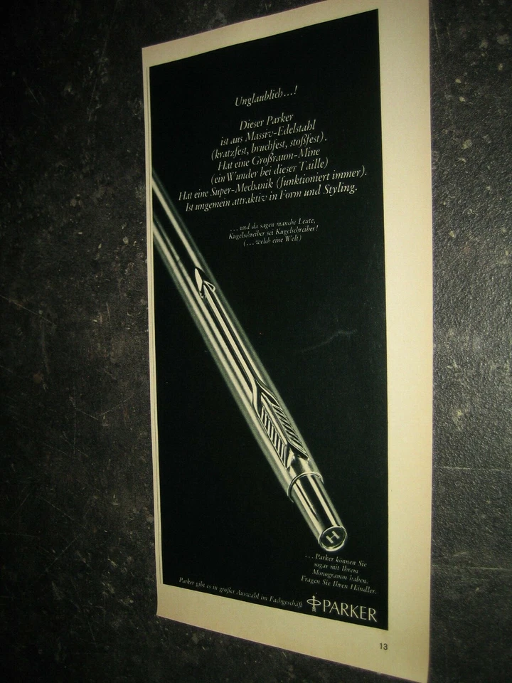 1971 3#1 PARKER Kugelschreiber Werbung Katalog catalogue advertising catalogo - Bild 1 von 1