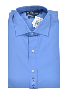 Men's Polo Ralph Lauren Blue Classic Fit Regent Dress Shirt 16 - 32/33 New
