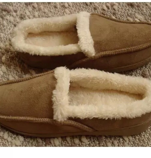sharper image memory foam slippers