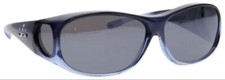 JONATHAN PAUL Polarized Sunglasses Fitovers Element Sapphire Grey Medium EM005S