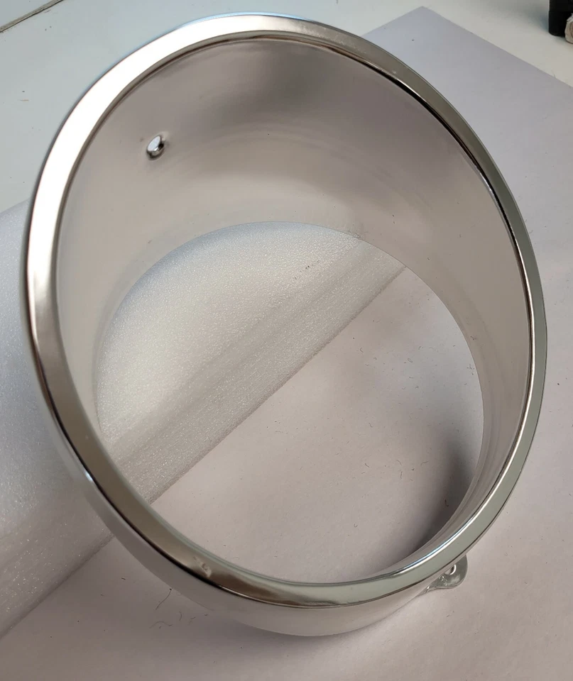 1963 道奇 330 Polara 右内灯镀铬边框盖装饰 2276172 NOS — 第 3/4 张图片