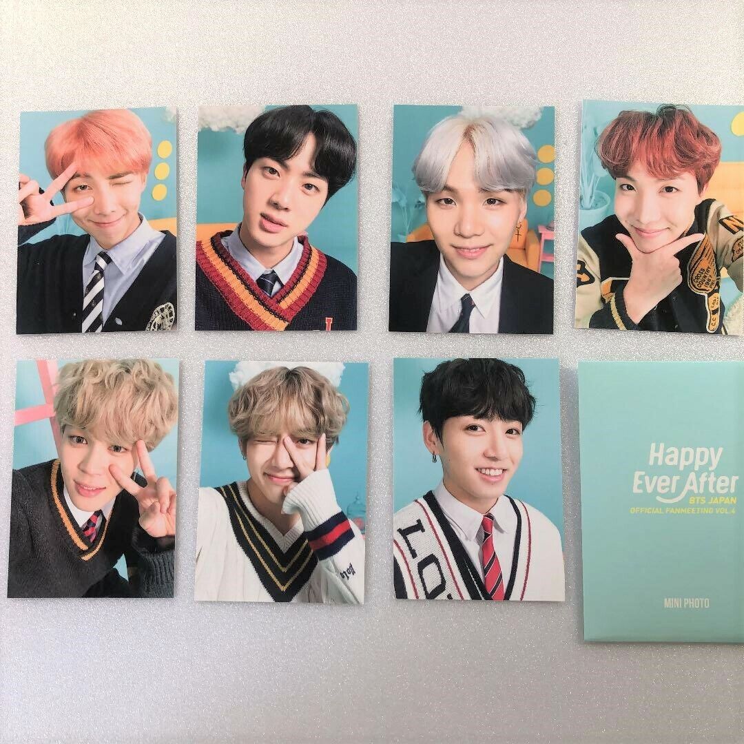 BTS JAPAN OFFICIAL FANMEETING VOL 4 Happy Ever After binder benefit  Photocard PC