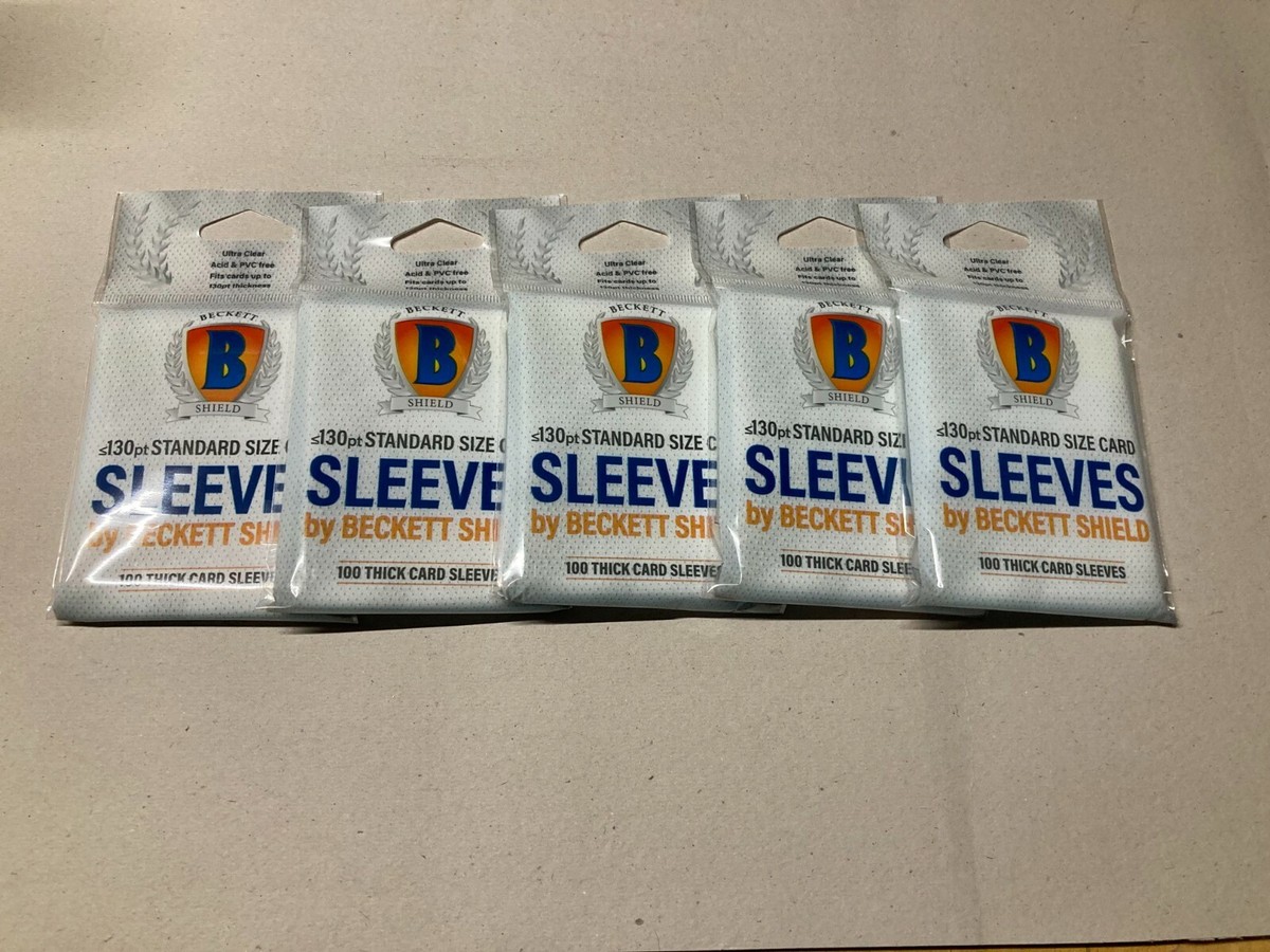 130pt card sleeves Amazon.com: Vault X Soft Penny Sleeves for Thicker Cards up to 130pt (200  Pack) for Standard Trading Cards TCG, Clear : Toys & Games main image 0