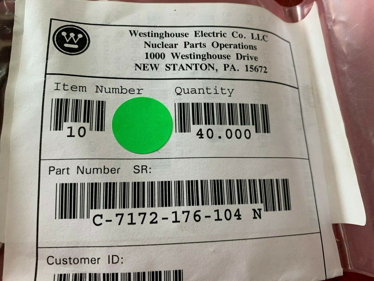 LOT OF 70 NEW NO BOX WESTINGHOUSE HANGER C-7172-176-104 | eBay