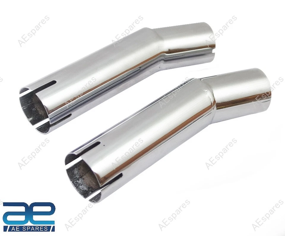 2X ADAPTADOR SILENCIADOR TUBO ESCAPE PARA TRIUMPH T100 BONNEVILLE 2001-09 80-03255 S2u Foto 4 de 4