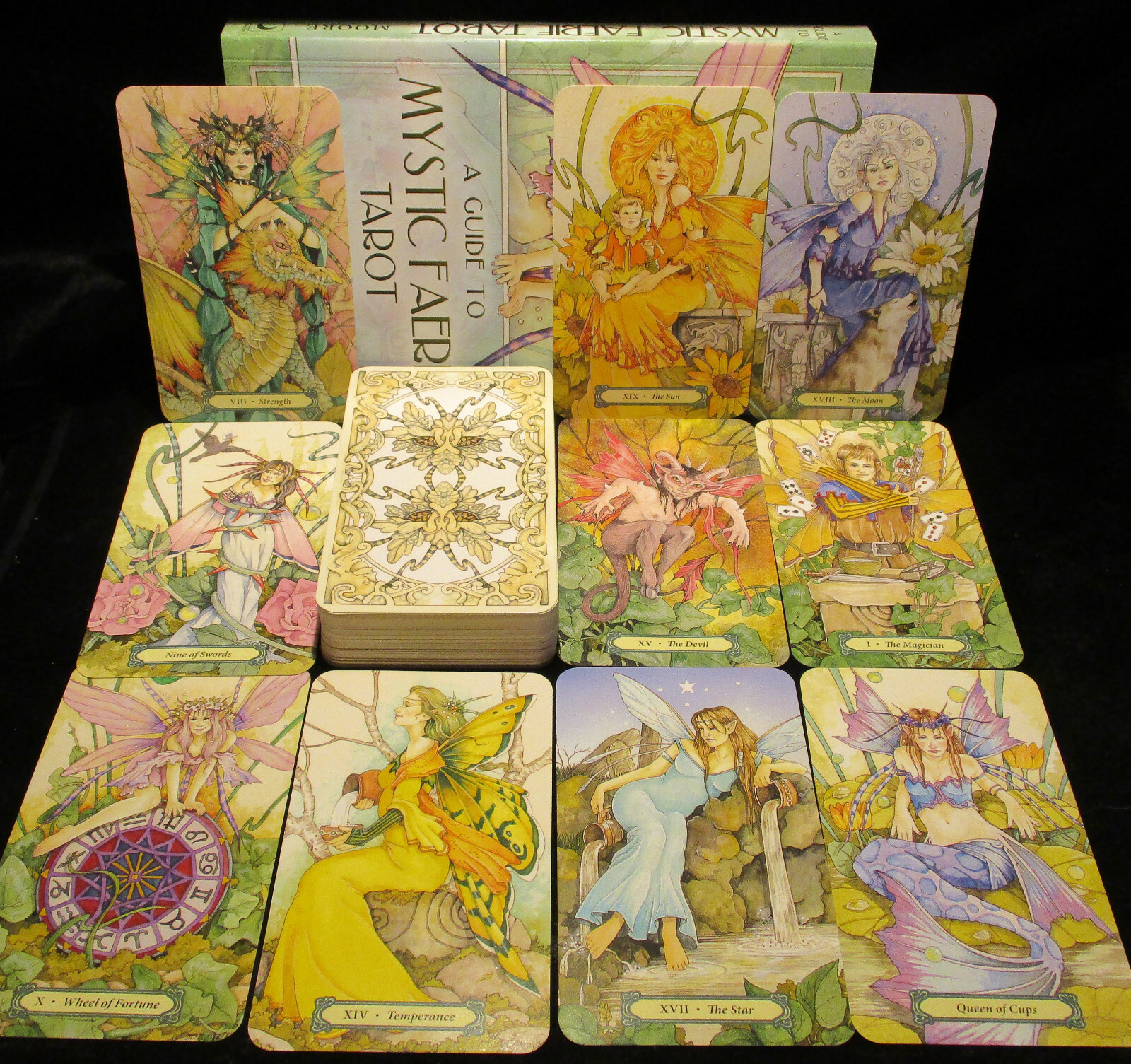 SEALED NEW ~ MYSTIC FAERIE TAROT CARDS & BOOK ORACLE REVISED MAGNETIC BOX  9780738709215 | eBay