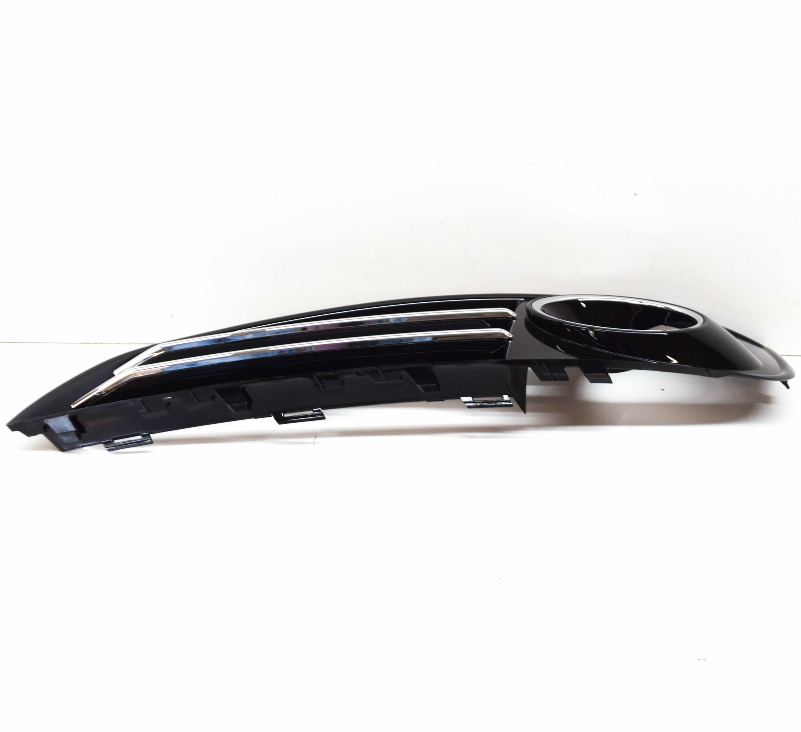 New Genuine Audi A8 10-13 Bumper Left Fog Light Grill Gloss Black 