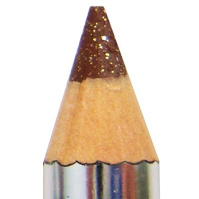 MAKKI GLITZERNDER BRAUNER EYELINER STIFT MIT SILBER GLITZER EYELINER