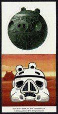 Angry Birds Star Wars Stickers Set Of 10 Made By Sandy Lion 2012 , Series 1