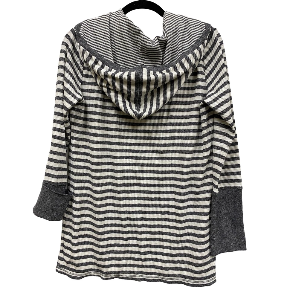 Sudadera con capucha tejida elástica a rayas XXL Y2K Cottage Marc New York para mujer Gorpcore Top Foto 2 de 4