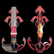 Hand made Red Crazy -3 professional SONG master 5 string electric violin 4/4