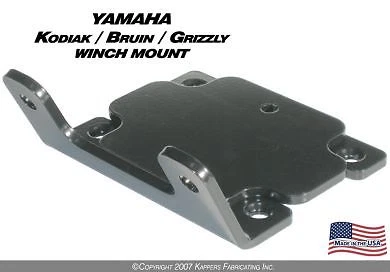 Juego de cabrestante y kit de montaje Kfi 3000Lb para Yamaha Grizzly 450 4x4 07-14 Foto 2 de 2