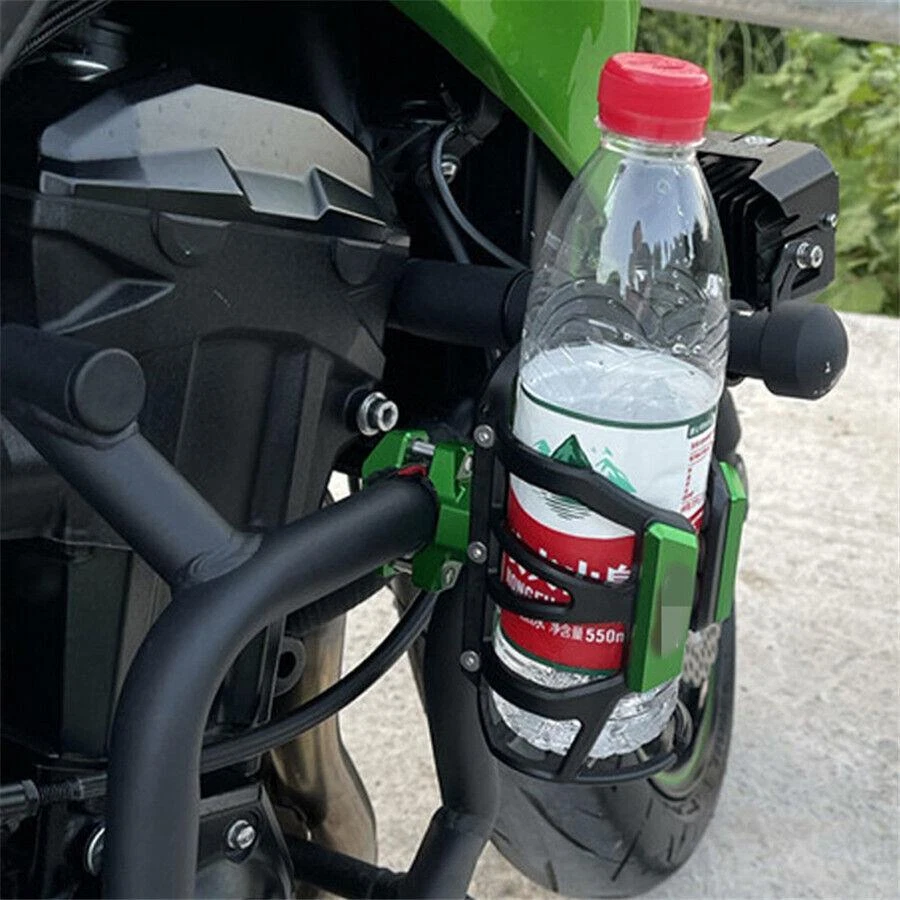 Water Bottle Crash Bar Mount Accessories Motorcycle CNC Drink Cup Holder  Stand