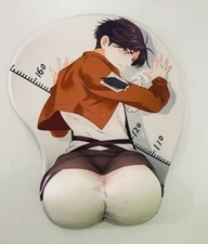 Anime Mouse Pads with Wrist Rest Support Gaming 3D Non Slip Computer Mousepad