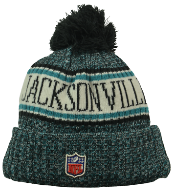 Jacksonville Jaguars New Era NFL Football Team Teal Sport Knit Pom - Main Image