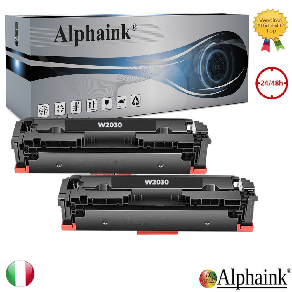 2 Toner W2030 no chip NERO compatibile per HP COLOR LASERJET PRO M470, M479