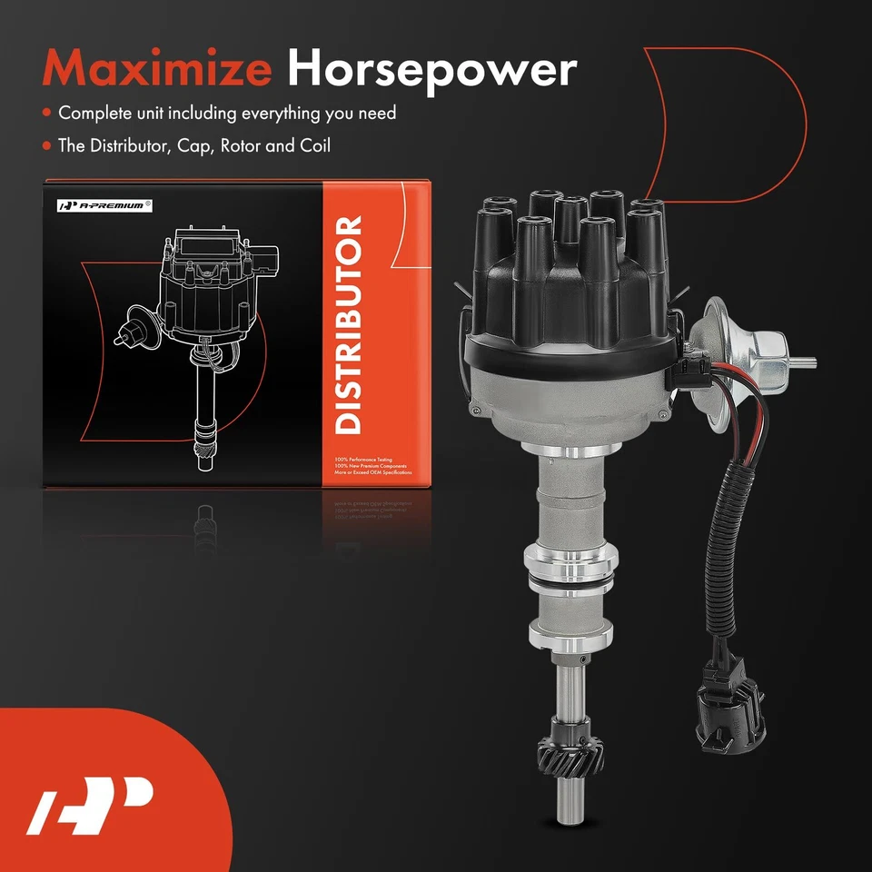 Distribuidor de encendido con aspiradora única para Ford E-100 Econoline Mercury V8 5,8 L Foto 2 de 4