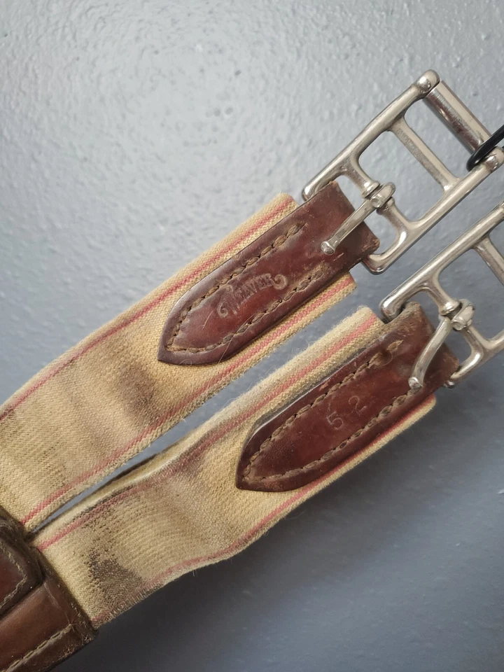 Weaver Leather English  54" Girth - Jumping - Image 3 of 4