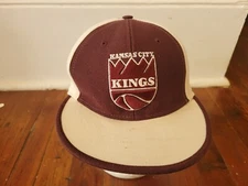 Vintage Twins Ent Hardwood Classics Kansas City Kings Fittes Sz 7 1/8 Hat