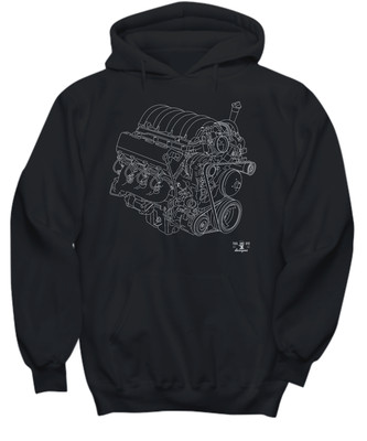 Engine Blueprint L8T V8 Motor - Hoodie