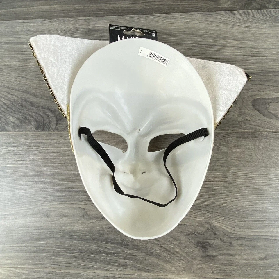 Máscara de mascarada de bufón dorado disfraz de Halloween fiesta de graduación máscara Foto 4 de 4