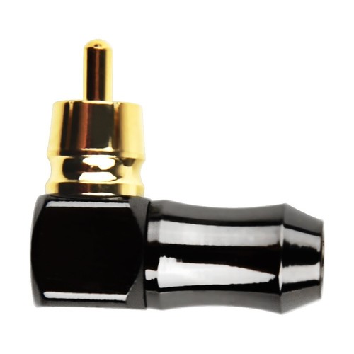 Right Angled Gold Plated RCA Adapter HIFI Audio Phono Cable RCA Connector - Afbeelding 10 van 12