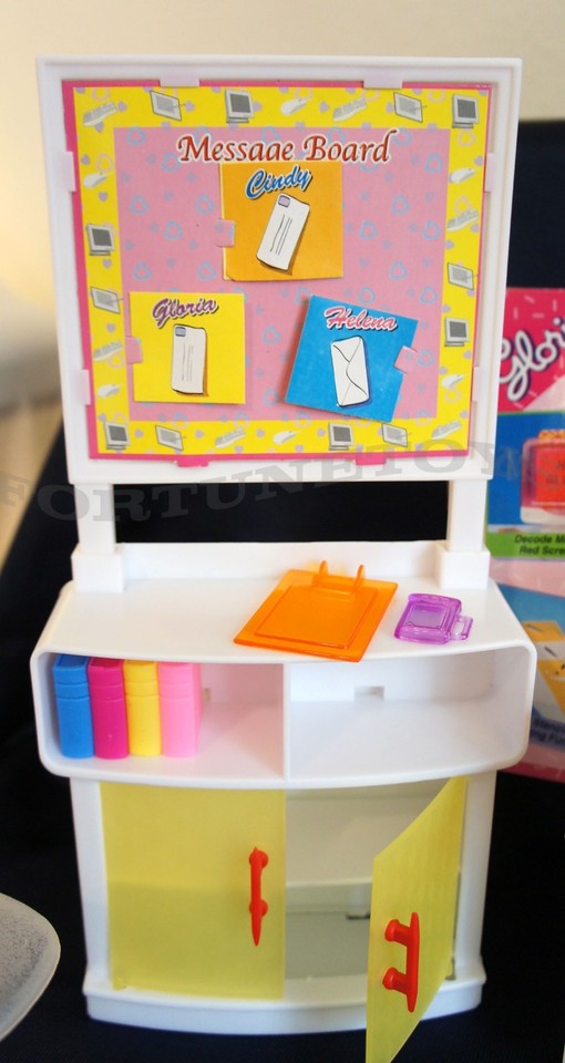 Computer Room Com Check NEW GLORIA DOLLHOUSE FURNITURE Computer Printer Monitor Room PLAYSET ...
