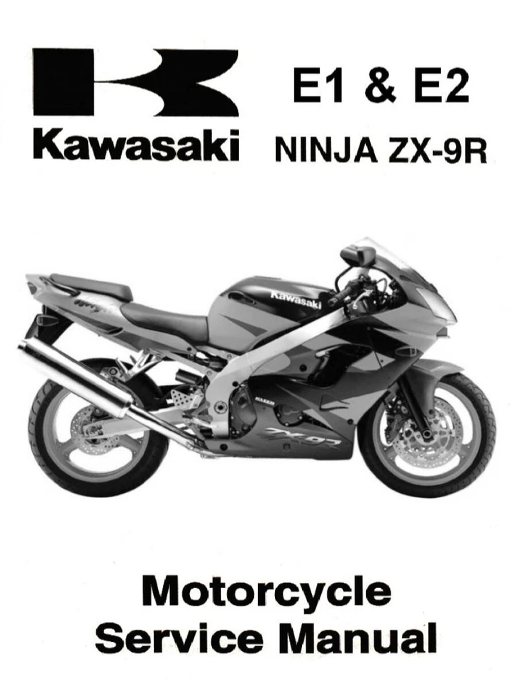 Kawasaki ZX9R ZX-9R Ninja E1 Service Repair Workshop Manual USB 2000 - Image 2 of 4