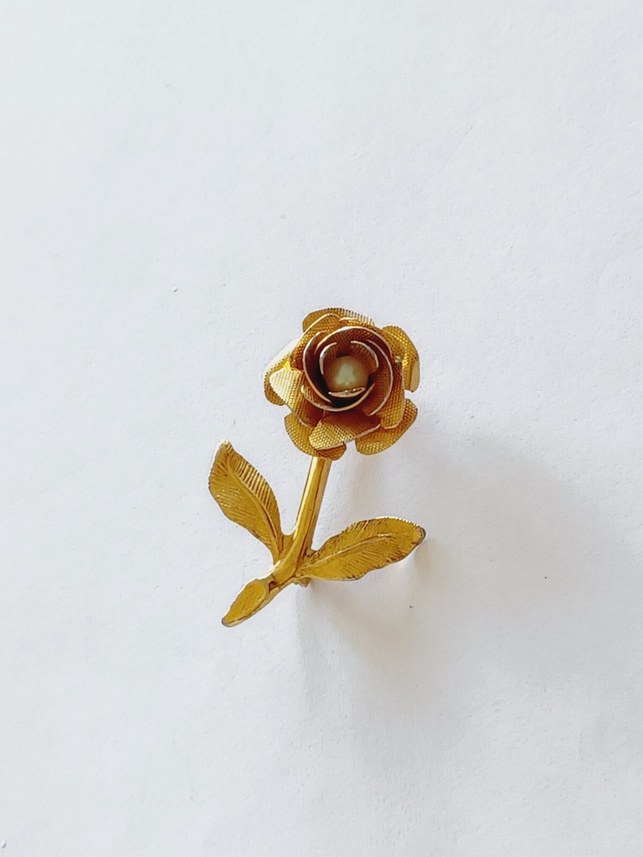 VINTAGE PEARL PIN MINI VINTAGE ROSE VINTAGE PEARL PIN MINI VINTAGE ROSE