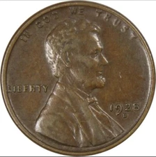 1928 D Lincoln Wheat  Cent Collectible Coin G-F (PLEASE READ DESCRIPTION)