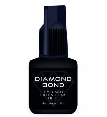 QBS Diamond Bond Eyelash Extension Glue 5g Classic Volume Quick Dry Adhesive Pro