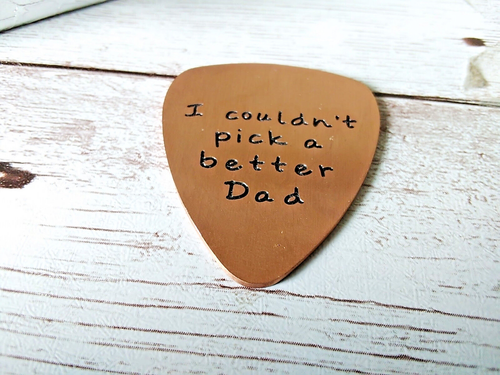 rose gold guitar pick