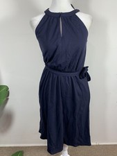 Ann Taylor Womens Sleeveless Halter Neck Dress, Size XS 