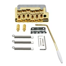 Two-Point Tremolo Bridge Assembly with 14mm Block & Tremolo Arm