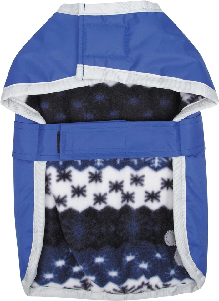Noreaster Warm Reversible WaterResistant Reflective Dog Jacket Rain Coat, MEDIUM - Image 3 of 3