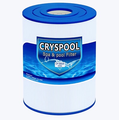 Cryspool 08020 Spa Filter   Replaces Watkins 31114, C-8465, FC-3960   65 Sq Ft