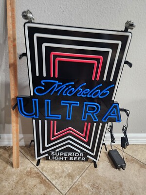Michelob Ultra Superior Light Beer LED Sign Motion Bar Sign 32'x22