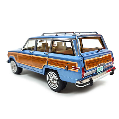 1/18 Scale Jeep Grand Wagoneer 1991 DD MODELS Blue METALLIC