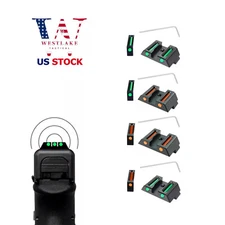Fiber Optic Front & Rear Sight For Glock 17 17L 19 22 23 24 26 27 33 34 35 38 39