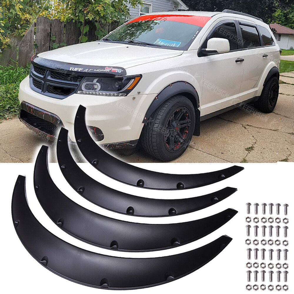 For Dodge Journey Caravan Fender Flares Extra Wide Body Kit Wheel Arches 4.5" eBay