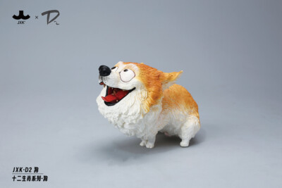 JXK&DOUBLE TWO STUDIO The Chinese Zodiac Series-Dog Figurine New In Stock