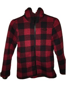 red black flannel jacket