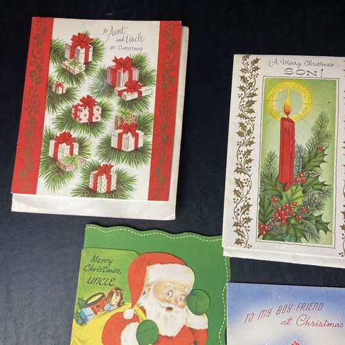 Vintage Lot Of 23 Christmas Cards 1940s-1950s BLANK - Picture 13 of 17