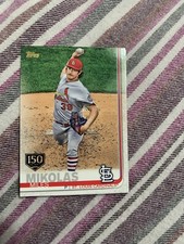 2019 Topps Series 1 Miles Mikolas 150 Years Gold Stamp  # 280 Cardinals