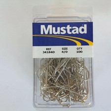 Mustad 100 Pack Fishing Hooks 34184D OShaughn...